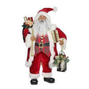 36" Plush Santa Decoration
